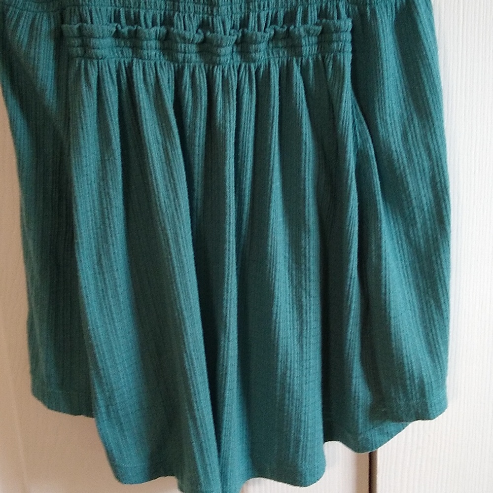 Free People Teal Beach Bound plunge Tank size Small - Picture 9 of 9
